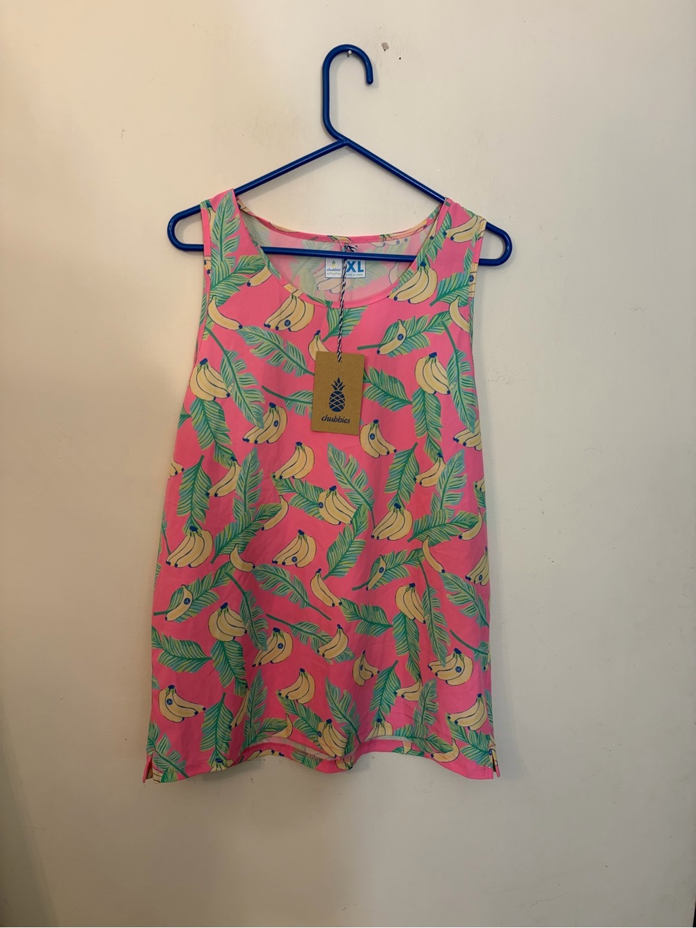 NWT Chubbies The more than peeling tank top sz xl